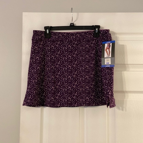 Tranquility by Colorado Clothing Pants - Tranquility Skorts size L brand new with tags color purple and white design